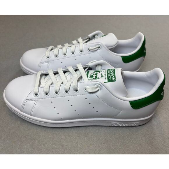 NWOB Adidas Stan Smith Original Sneakers Mens White Green Iconic Casual Size 8.5 - Picture 3 of 10
